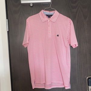 Pink Brooks Brothers Slim Fit Polo